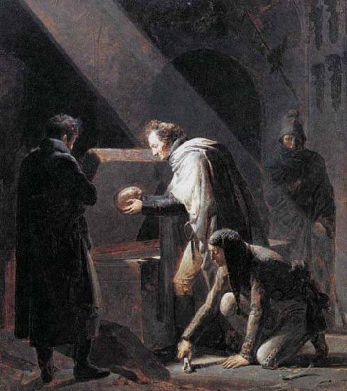 Jean Honore Fragonard Vivant Denon Replacing El Cid-s Remains in their Tombs Germany oil painting art